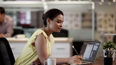 Business colleagues working at office. Stock Footage 63390367