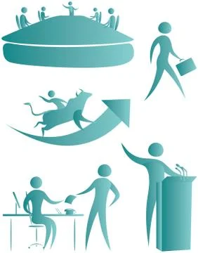 Business collection Stock Illustration
