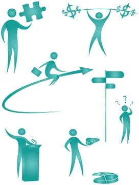 Business collection Illustrazione stock