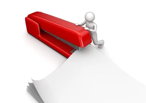 Business collection - stapler Stock Illustration