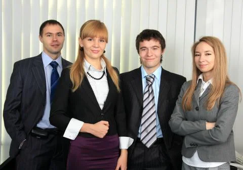 Business command. Stock Photos