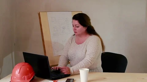 Business communication between two engineers Stock Footage 76690200