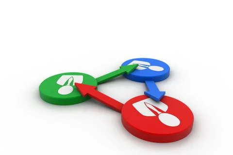 Business communication concept Stock Illustration