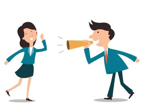 Business communication Stock Illustration