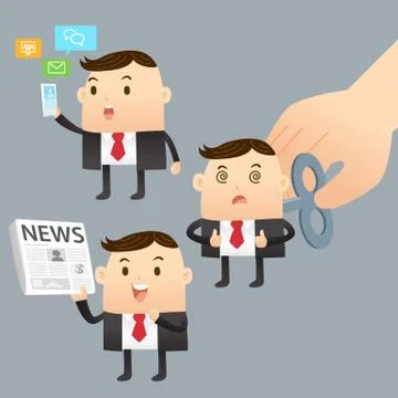 Business communication Stock Illustration