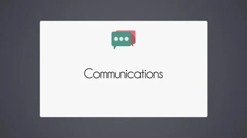 Business communications icon Video stock 40730895