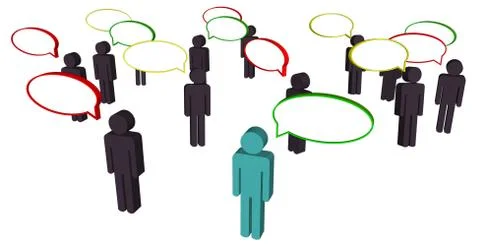 Business communications Stock Illustration