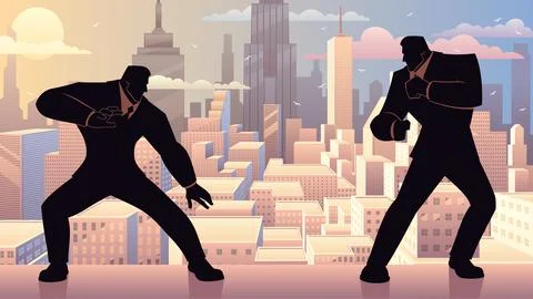 Business Competition Concept 库存插图