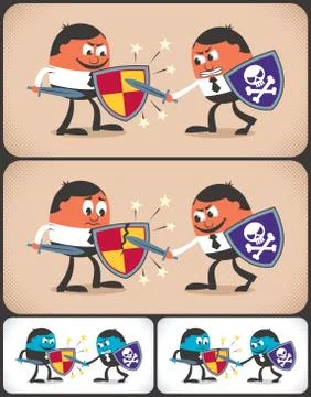 Business Competition Stock Illustration