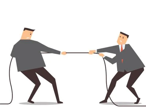 Business competition Stock Illustration