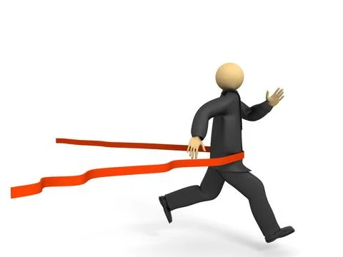 Business competition Stock Illustration