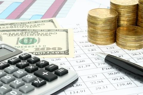 Business composition . Stock Photos