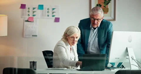 Business, computer and team frustrated with laptop for investment fail, profit Stock Footage 313649284