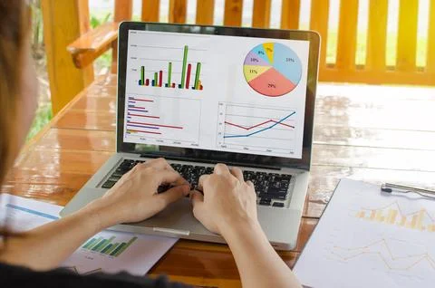 Business computer user Stock Photos