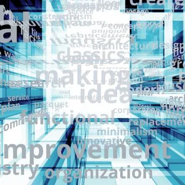 Business concept 3d rendering Illustrazione stock