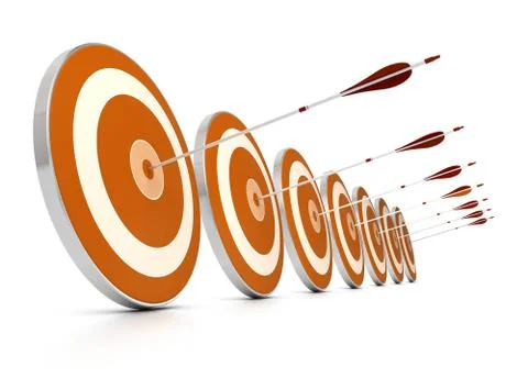 Business concept, accuracy Stock Illustration