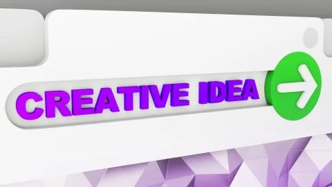 Business concept: browser tabs closeup. Word creative idea and Problem Solvin Stock Illustration