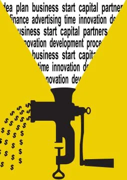 Business concept dollar Stock Illustration