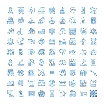 Business concept doodle design elements hand drawn 스톡 일러스트