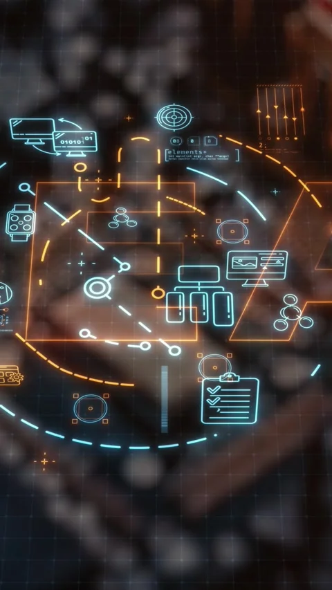 Business concept dynamics in a 3D animation format. Stock Footage 305191902