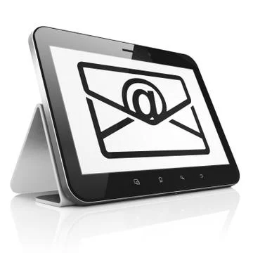 Business concept: Email on tablet pc computer Stock-Illustration
