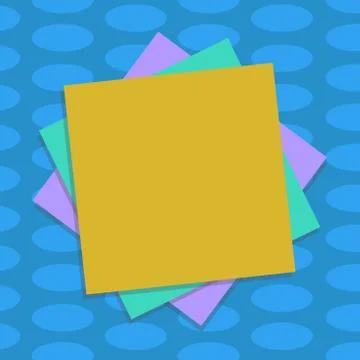 Business concept Empty template copy space isolated Posters coupons promotional Stock Illustration