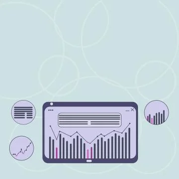 Business concept Empty template copy space isolated Posters coupons promotional Illustrazione stock