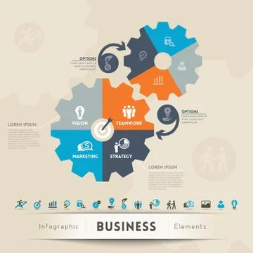 Business concept graphic element Stock Illustration