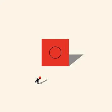 Business concept. ideas for your implementation. the style of minimalism. Vec Stock Illustration