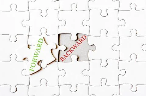 Business concept image of Missing jigsaw puzzle piece Stock Photos