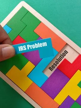 Business Concept - IRS Problem Resolution 写真素材