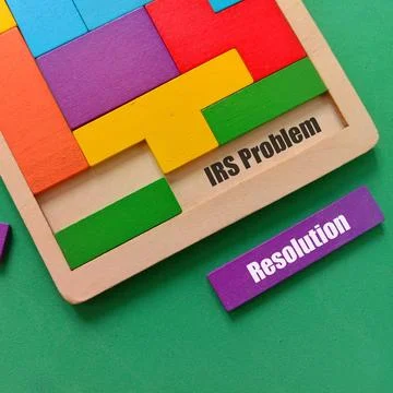 Business Concept - IRS Problem Resolution 写真素材