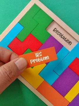 Business Concept - IRS Problem Resolution 写真素材