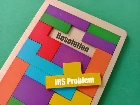 Business Concept - IRS Problem Resolution 写真素材