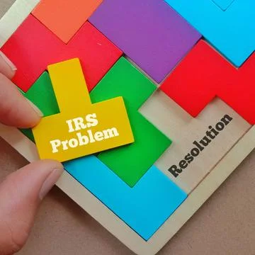 Business Concept - IRS Problem Resolution 写真素材