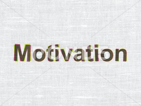 Business concept: Motivation on fabric texture background ~ Clip Art ...