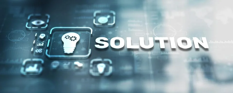 Business concept. Problem solution success. Modern business, Innovative of new イラスト素材