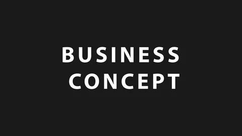 Business Concept text animation motion for explanation presentation Stock Footage 107342044