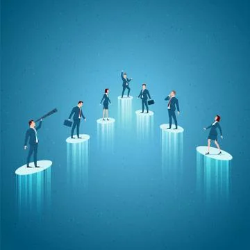 Business concept vector illustration Illustrazione stock