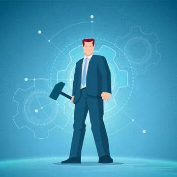 Business concept vector illustration Stock Illustration