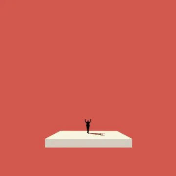 Business concept. The way to solve problems. businessman looking into the Stockillustratie