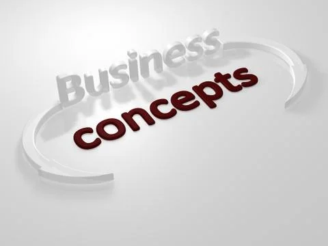 Business - concepts - 3D Stock Illustration