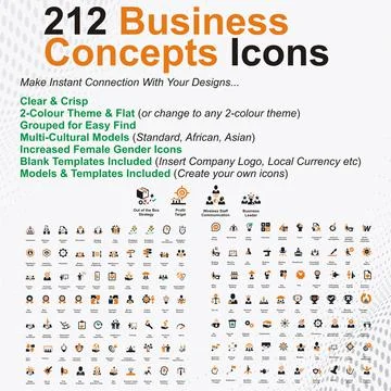 BUSINESS CONCEPTS  ICON Stock Illustration