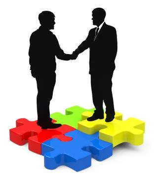 Business connection Stock Illustration