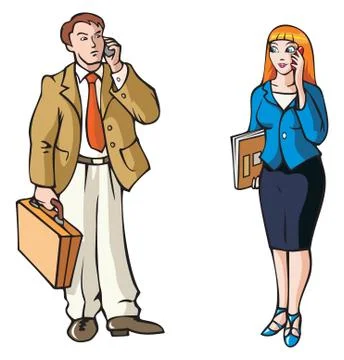 Business connection Stock Illustration