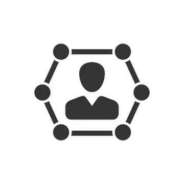 Business Connectivity Icon Stock Illustration