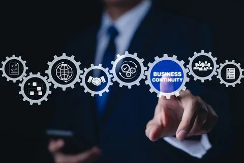 Business continuity concept. Foto stock