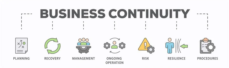 Business continuity Stock Illustration