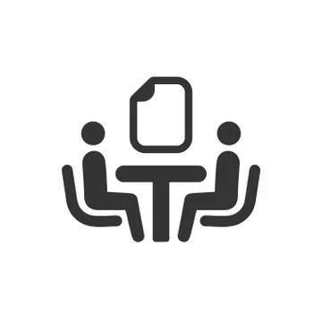 Business Contract Icon Stock Illustration