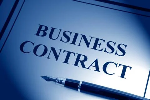 Business Contract 스톡 사진